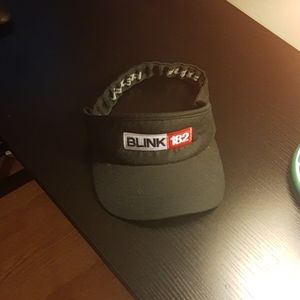Blink 182 visor signed my Mark and Travis
